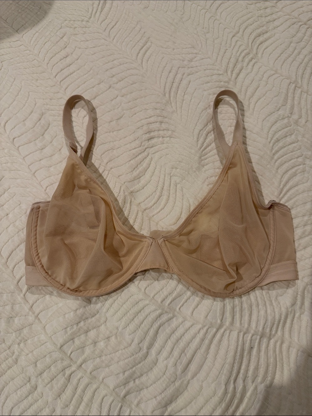Negative Brand Bra Sieve Demi Bra Peach Size 34DD